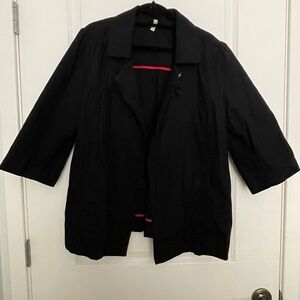 Old Navy Black Denim Pea Coat